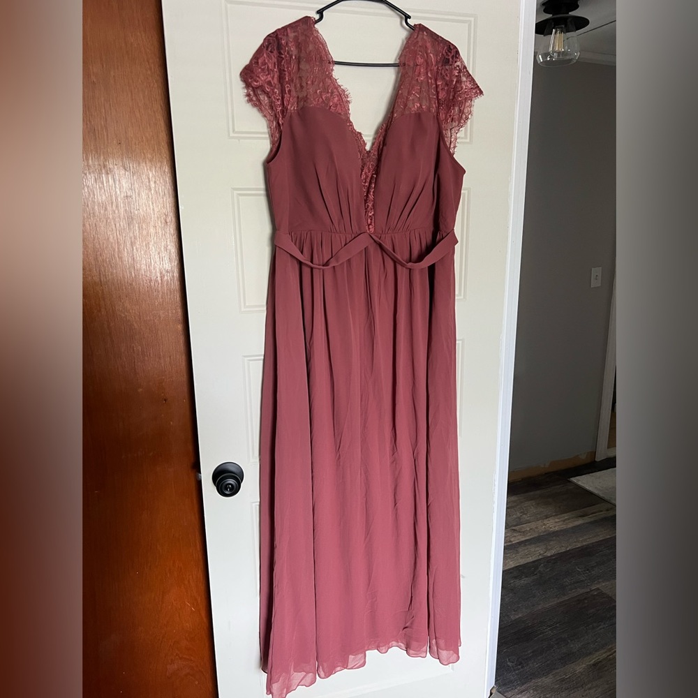 Redwood Maxi Chiffon Dress
